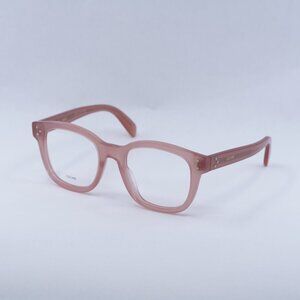Celine CL50098I 074 Eyeglasses Shiny Pink 50mm Square Frame